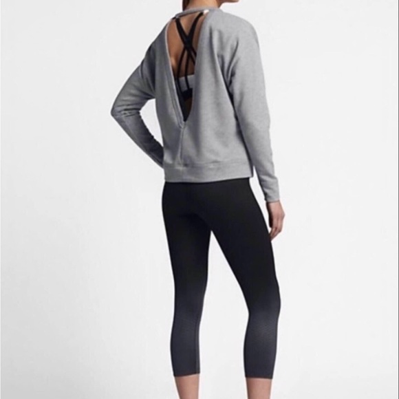 NIKE Dry Open Back Sweatshirt - Picture 4 of 4